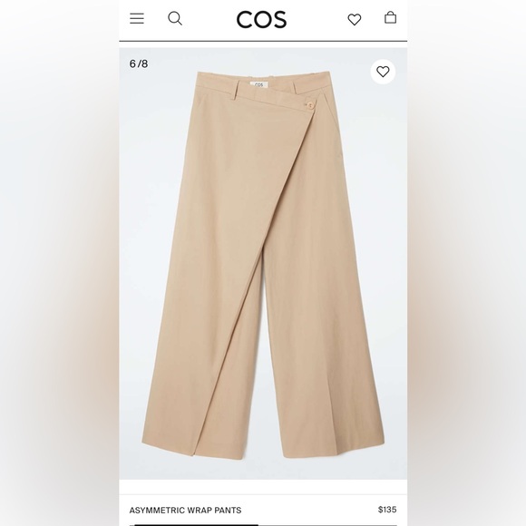 COS Asymmetric Wrap Pants - Picture 3 of 9
